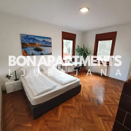 Huge Bbq Garden 2, Spacious Flat, Ac, Free Parking 2 * Liubliana