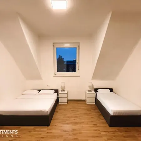 Appartamento Huge Bbq Garden 2, Spacious Flat, Ac, Free Parking 2 Lubiana